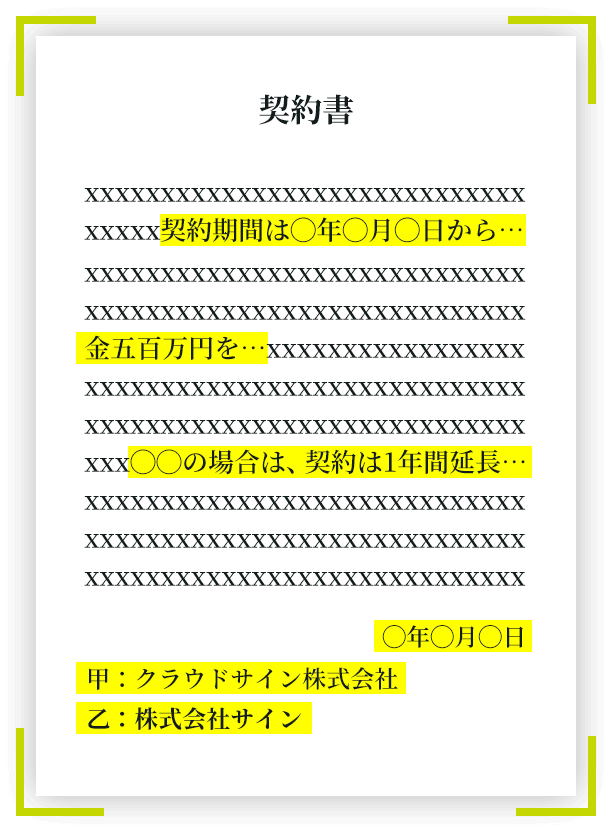 契約書 イメージ